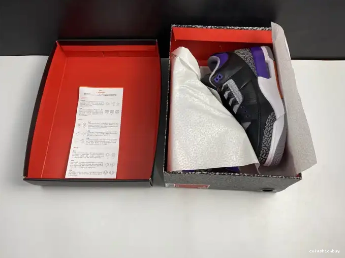 Purple Court 3 Air Black 050 CT8532 Jordan Retro 0623